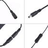Male to Female Connectors Cable DC5.5x2.1mm to DC5.5x2.1mm Power Adapter Cord