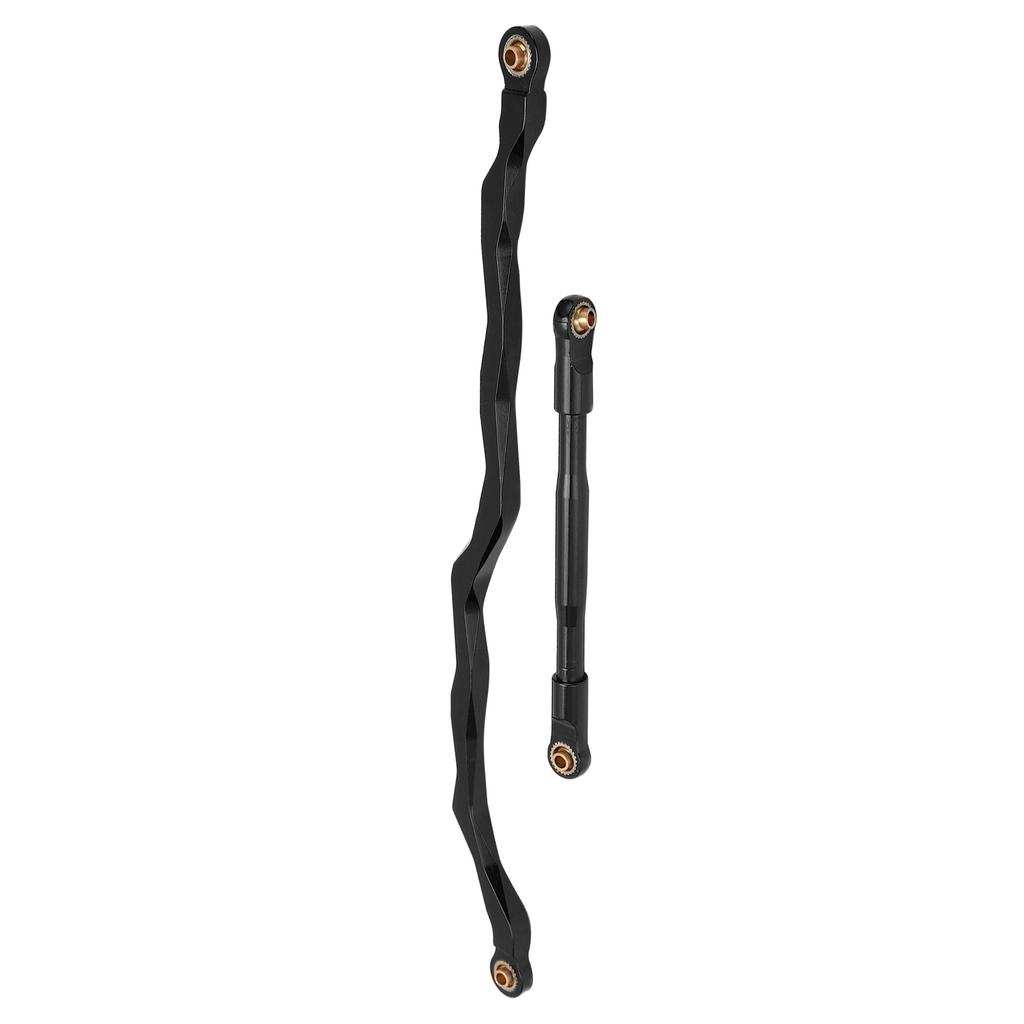 1 10 RC Steering Links Rod Aluminum Alloy Crawler Car Pull Tie Rod for Axial RBX10