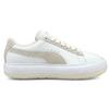 Puma Suede Mayu Leather Platform Low-Top Sneakers Women Sneakers White 382581-05