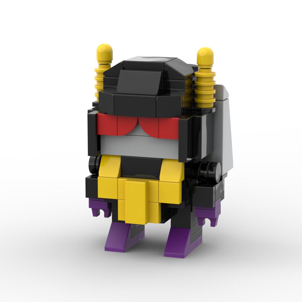 *Transform Auto Robot Brickheadz * Star Scream Jazz Prime DIY Enlighten MOC Block Brick set,Compatible With