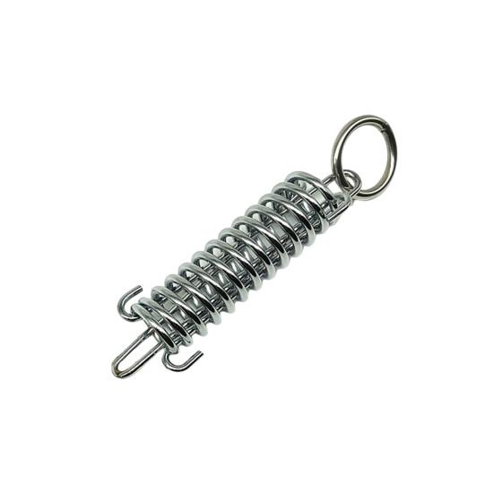 

Поводок для собак Амортизирующая пружинная пряжка Прочная стальная палатка Фиксированная пружинная пряжка Саморегулирующийся пружинный крючок Затяжка конструкции серебряный