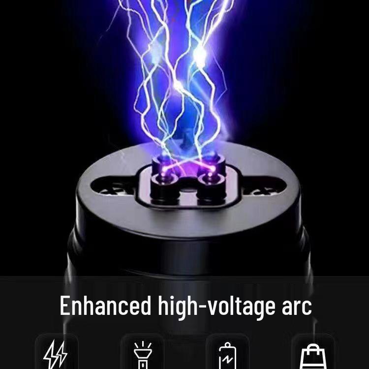 High-Voltage Self-Defense Flashlight: Anti-Wolf, Explosion-Proof, High-Power Alarm