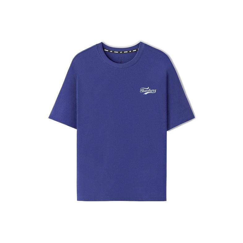 Skechers Sports Alliance Series Fashion Soft Simple Short Sleeve T-Shirt Unisex Tops L225U199-013D XS