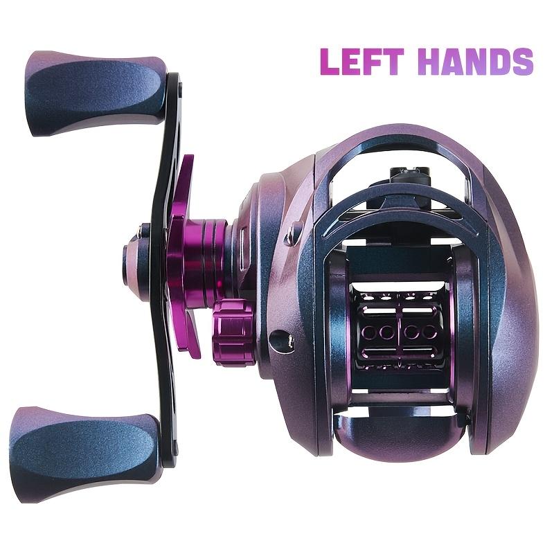 Casting Reel - High-speed 7.2:1 Gear Ratio, Maximum Drag 8kg Magnetic Braking System Ambidextrous Suitable for Both Freshwater and Saltwater Fishing