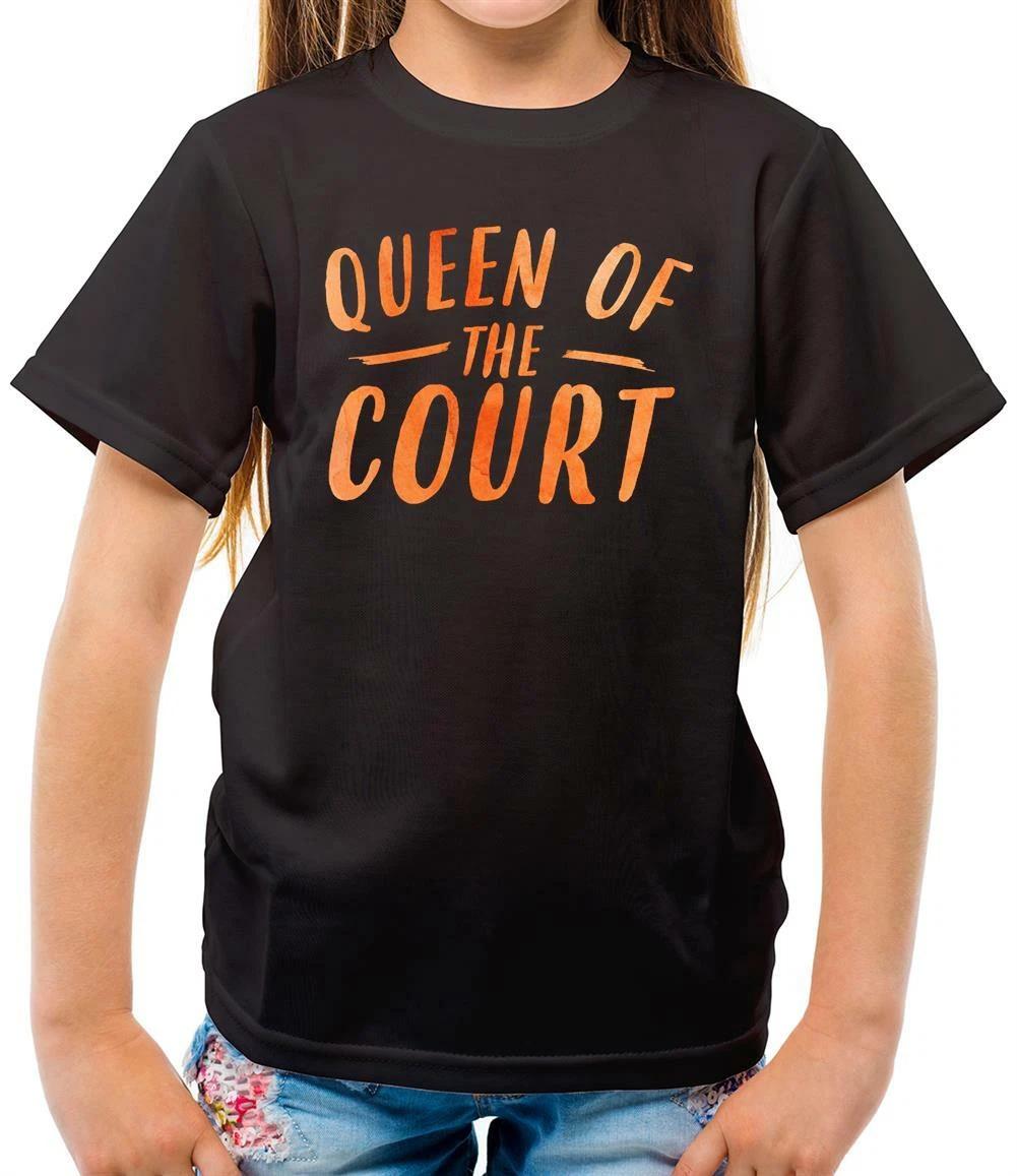 

Queen Of The Court - Kids T-Shirt - Basketball - Netball - Tennis - Badminton 110