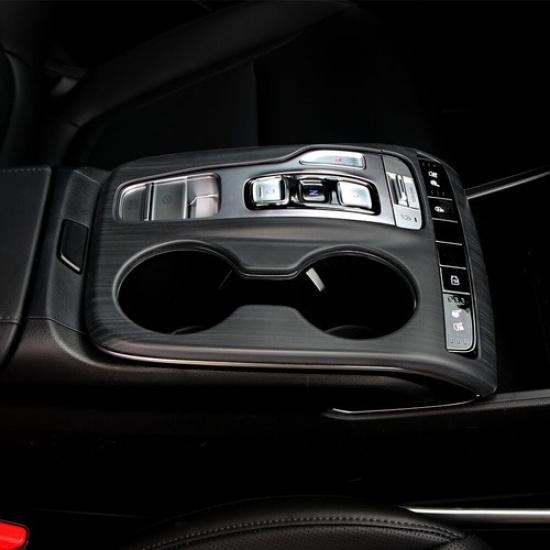 ABS Mittelkonsolen-Schaltknauf-Abdeckung Zierleiste für Hyundai Tucson Linkslenker -2024