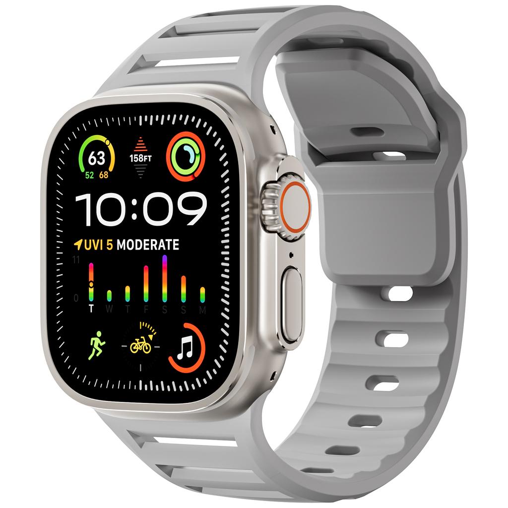 Straps for Apple watch Ultra 2 Band 49mm 45mm 44mm 42mm Sport Silicone watchband belt correa bracelet iwatch 10 9 8 7 6 SE 5 4
