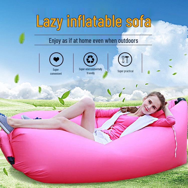 Portable Oxford Cloth Inflatable Outdoor Sofa Bed with Fast Delivery
