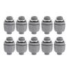 10pcs Nylon Electrical Conduit Fitting Non‑Metallic Conduit Connector  Home Electrical Project