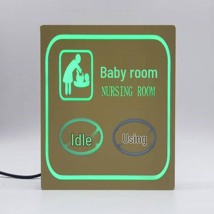 LED Luminous Bathroom Restroom Sign with Smart Sensor