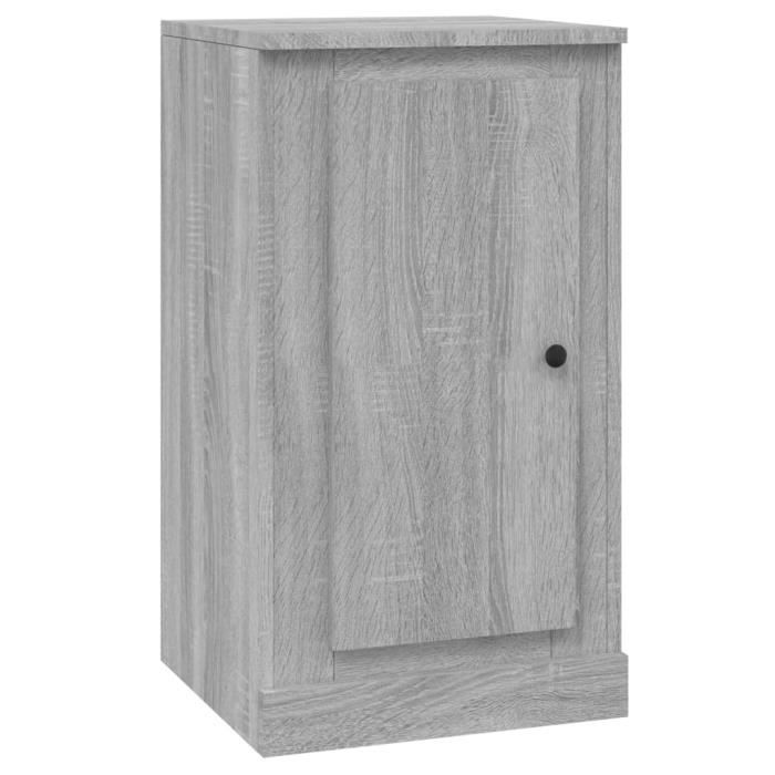 VidaXL Buffet sonoma gris 37,5x35,5x67,5 cm bois d'ingénierie 816212