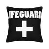 Lifeguard Red Logo Pillow Case Square Pillow Cover Kawaii Cushion Cover For Wedding Party Home Decor