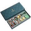 Creative Retro Wax Sealing Stamp Set - Includes Stamp, Wax Granules, and Fire Paint for Envelopes & Gifts.
