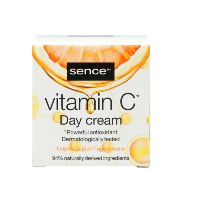 Crème de Jour Hydratante - SENCE - Vitamine C - 50mL - Sans Parabène - Pour Adultes
