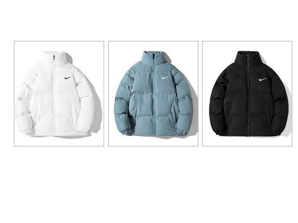 Ανδρικό Χοντρό Βαμβακερό Μπουφάν Χειμώνα 2025 - Casual Χαλαρή Εφαρμογή Ζεστό Εξωτερικό Ρούχο