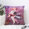 Yae Miko Genshin Impact Printing Pillowcases Cushion Cover Pillow Covers Warm Car Decoration Square Multi-Size