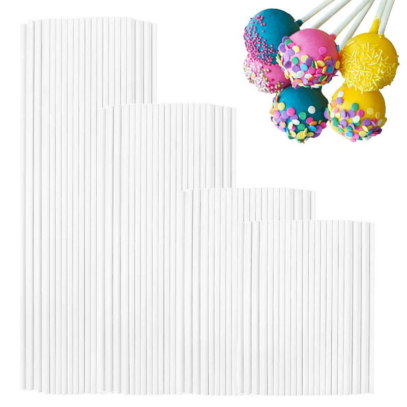 100pcs/set Paper Lollipop Sticks For Lollipops Cake Pop Sticks Accessories Kitchenware Candy Making Tools Pop Stand Holder TMZ