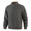 Mens Business Casual Stand Collar Jacket Middle Aged Outdoor Lightweight Loose Fit