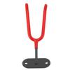 Wall Mount Paint Sprayer Holder Anti Scratch Coating for Spray Booths Workstations Iron Plastic Red Bracket