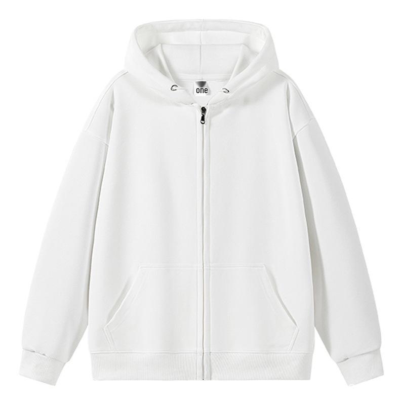 

Женская хлопковая куртка-кардиган с капюшоном на молнии в корейском стиле - Осенняя мода с дизайном скошенного плеча M (90-110 lbs)