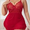 Sex Underwear Yama Trade European and American Sex Sexy Lace Temptation Perspective Steel Tray Nightdress