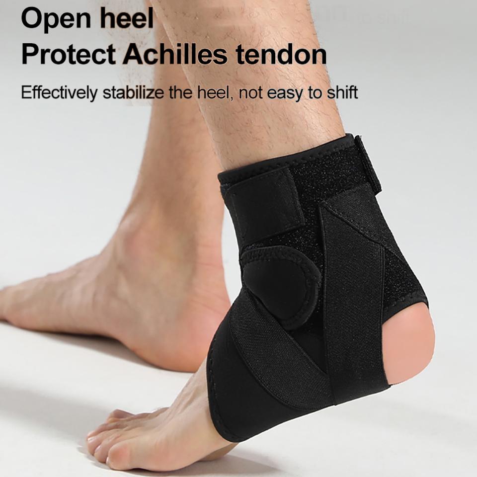 1Pcs Breathable Ankle Support Silicone Anti-Slip Compression Wrap for Sprain Prevention Men Women Unisex