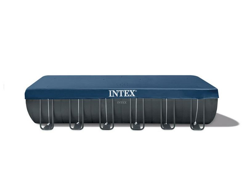 INTEX 26364 Super Large Family Rectangular Frame Pool with Complete Accessories