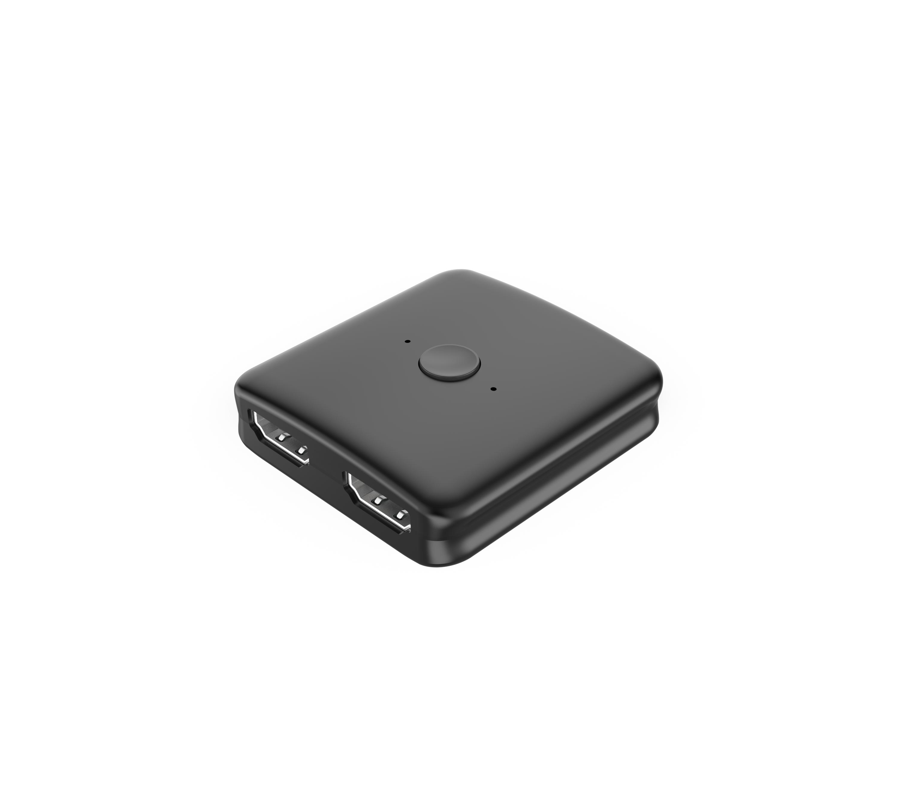 2-in-1-Out / 1-in-2-Out for KVM Switch ABS Case 4K Switch Button Dual PC/Monitor Sharing Stock 12-Month Warranty