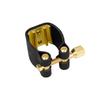 Saxophone Mouthpiece Ligature Cap Clip Leather Ligature Fastener & Plastic Cap Soprano Saxophone Ligature Mouthpiece Cap
