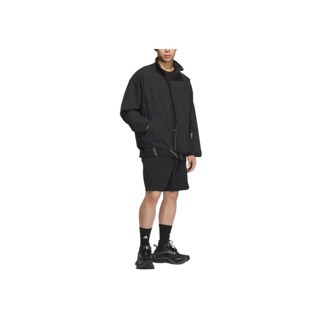 Adidas Fos Ss25 Woven Stand Collar Loose Fit Sports Casual Versatile Jacket Men Jacket KC0137