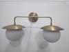 Mid Century Globe Wall Lamp Handmade Brass Sconce