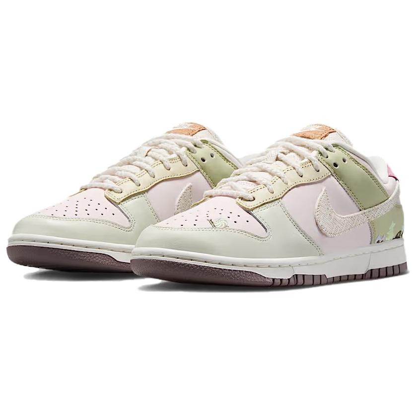 Nike Dunk Low LX Mushroom Damskie Sneakersy Perłowo-Różowe Białe IB8876-661
