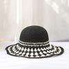 2026 NEW FASHION Y2K Handmade High Quality Colorful Sun Hat Floppy Summer Hats For Women Beach Panama Straw Dome Bucket Hat