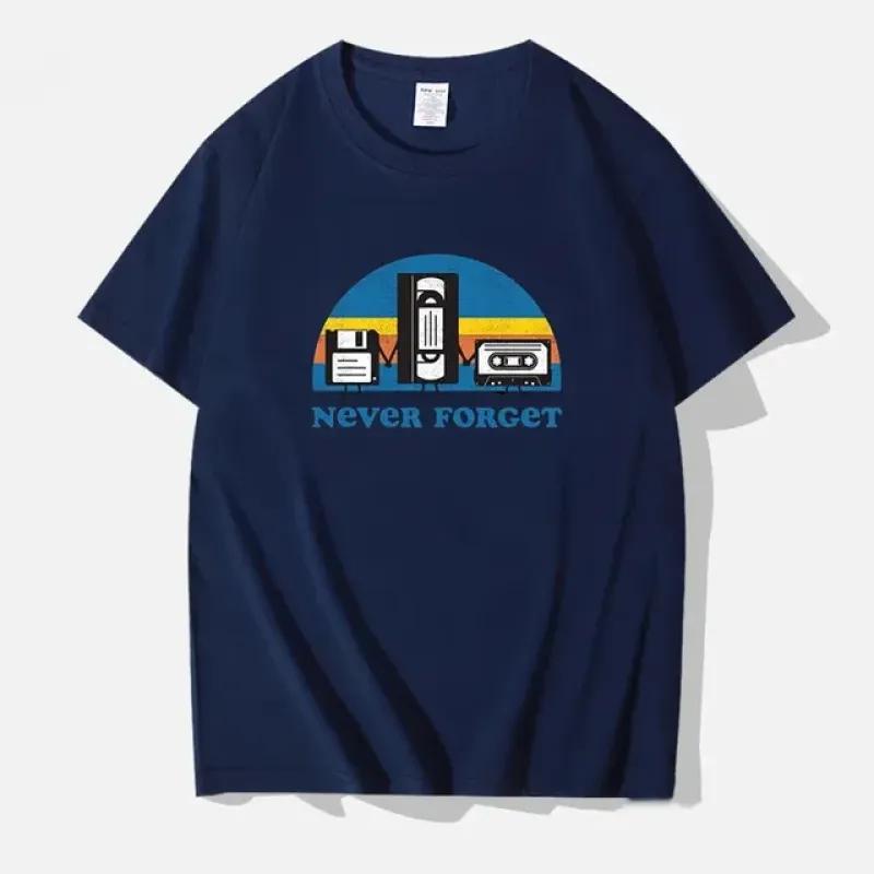 Forget Sarcastic Graphic Music Funny Printed T-Shirt Men Loose Oversize Tshirt Casual Breathable Short Sleeve Clothing