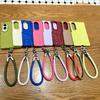 Lanyard Wrist Strap Case For Samsung Z Fold 8 Wrinkles 3D Water Ripples Cases for Galaxy ZFold 8 7 6 5 Fold8 Slim Matte PC Cover