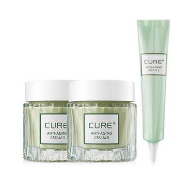 Kim Jeong-moon Aloe Lassence Rogen Kur Anti-Aging Creme S 50g x 2 Stk. + Anti-Aging Creme S 30g Set, 1 Set