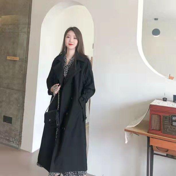 2025 Mid-Length Autumn Trench Coat for Women - British Style with a Goddess Appeal