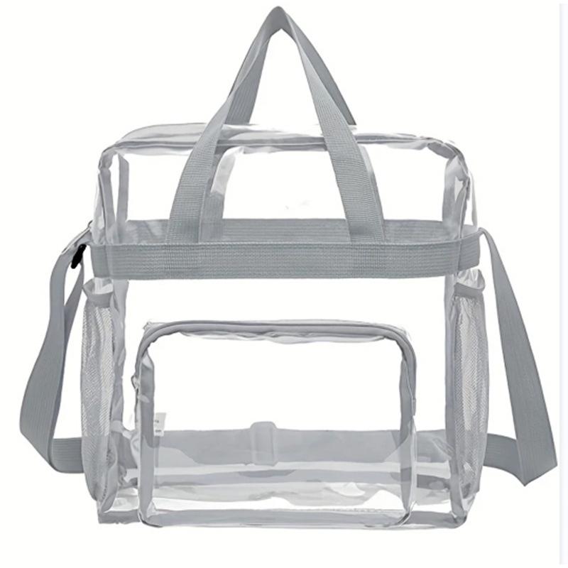 Clear PVC Large Capacity Travel Toiletry Bag, Handheld & Portable