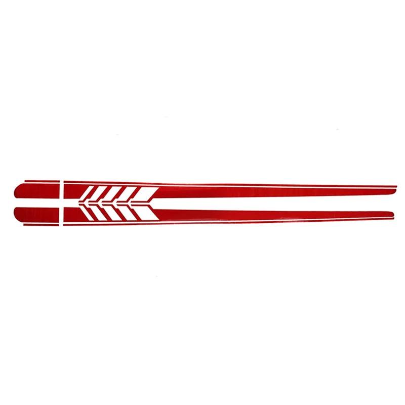 1 Pair Universal Striped Car Side Body Sticker Car Stickers Exterior Decoration