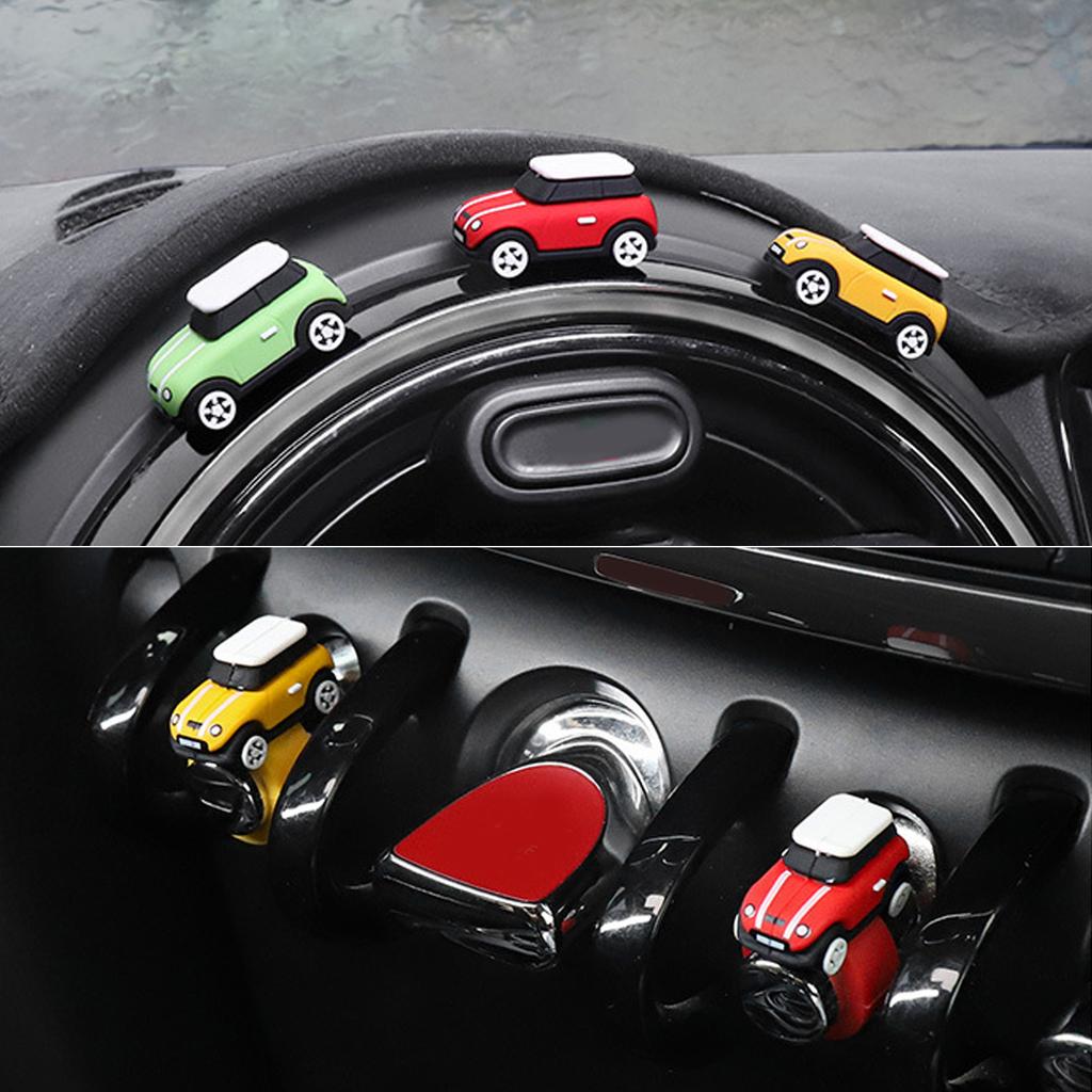 Lustige Silikon-Dekoration für das Auto-Interieur, Auto-Modell, Knopfabdeckungen, Ornamente für F55 F56 F57 F54 F60 Modelle