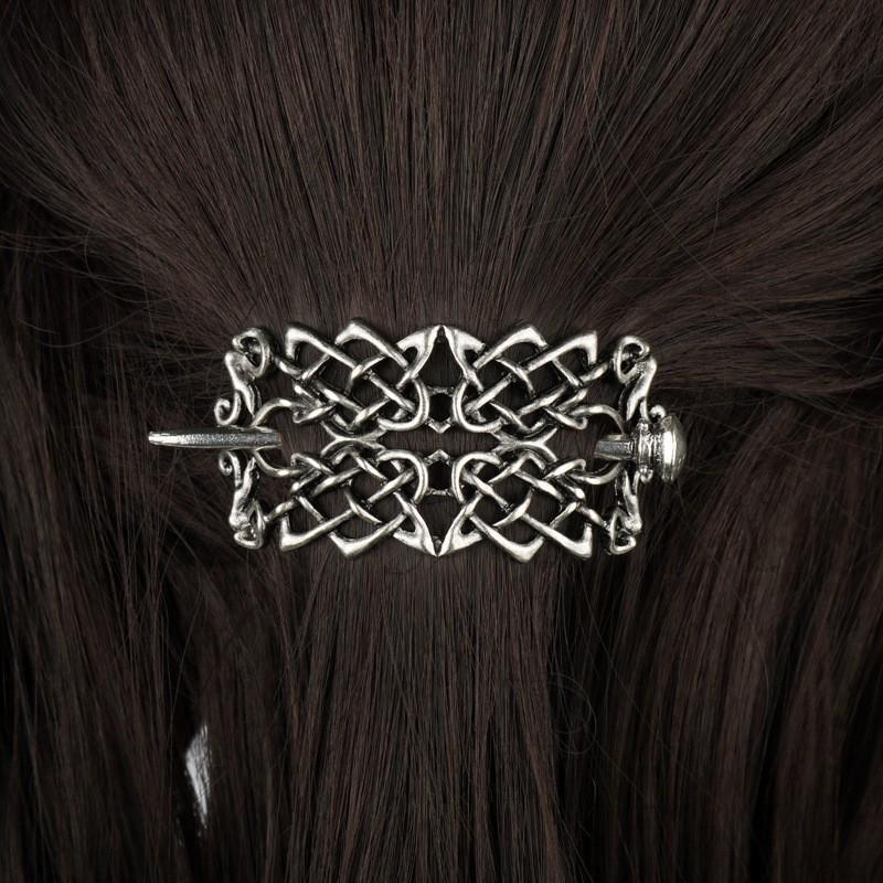 European & American Retro Celtic Knot Hairpin - Metal Crown Updo Clip