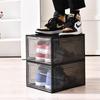 Transparent Multi-Layer Shoe Storage Box with Dustproof Side-Opening Drawer