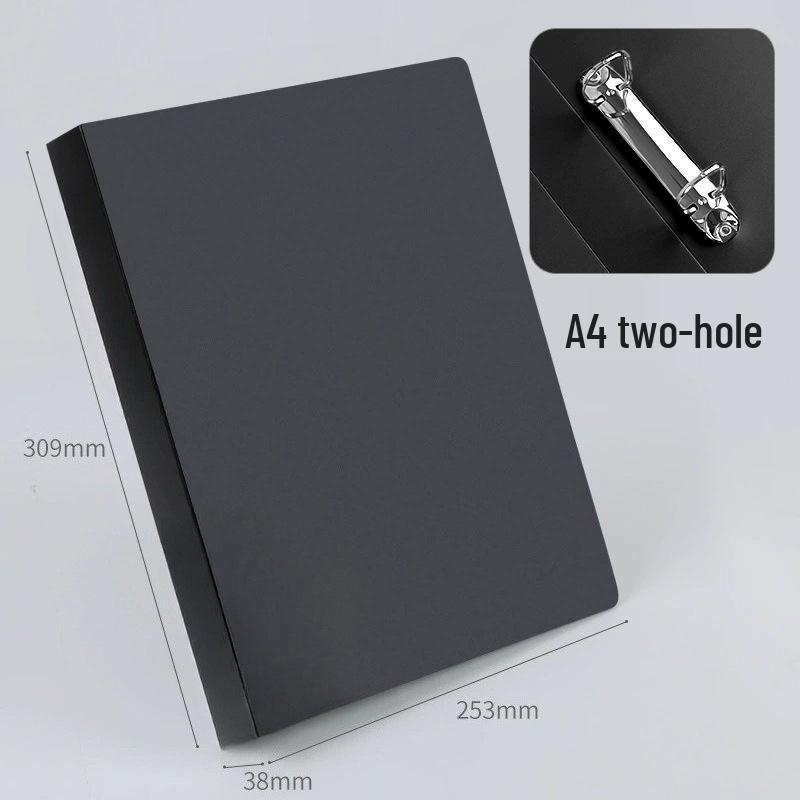 CY0354 Синий 4-дырочный D-образный кольцевой прозрачный пластиковый скоросшиватель для документов формата A4