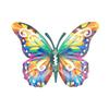 4 pcs Home Decoration Metal Butterfly Wall Decor Multifunctional Colorful Butterfly Wall Art DIY Butterfly Wall Hanging Outdoor