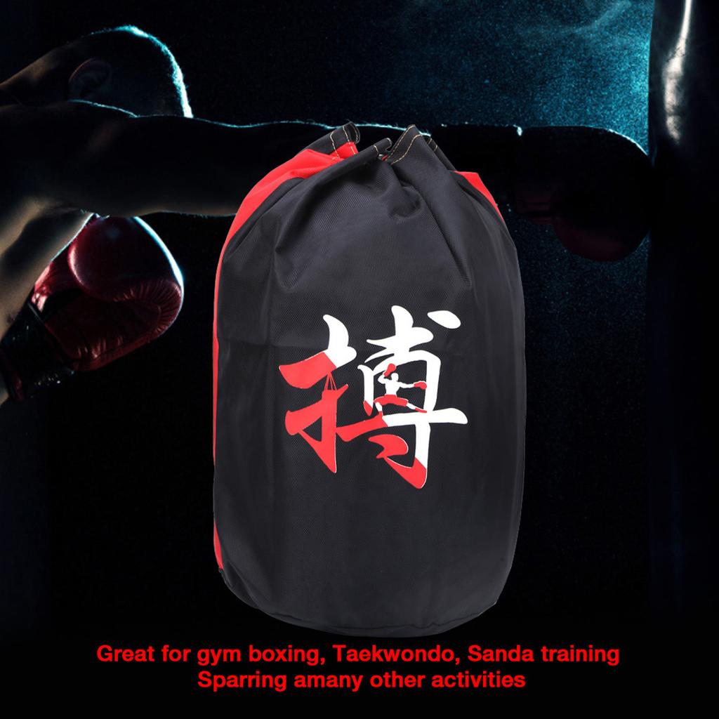 Unisex Gym Sports Rope Bag Protectors Storage Backpack for Taekwondo Boxing (Chinese Character)