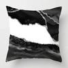 Abstract Personality Design Black Marble Cushion Cover Home Decor Throw Pillow Cover Living Room Sofa Decor