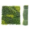 Artificial Plant Wall Panel, 100x100 cm Artificial Grass Backdrop Wall, Green