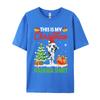 Cute This Is My Christmas Dane Dog Xmas Tshirt Funny T Shirts Hip Hop Printed Cotton Male T Shirt Printed On