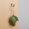 Leather Keychain Accessory Artistic Fruit Shape Portable Bag Embellishment Suitable for Backpacks or Key Decorating