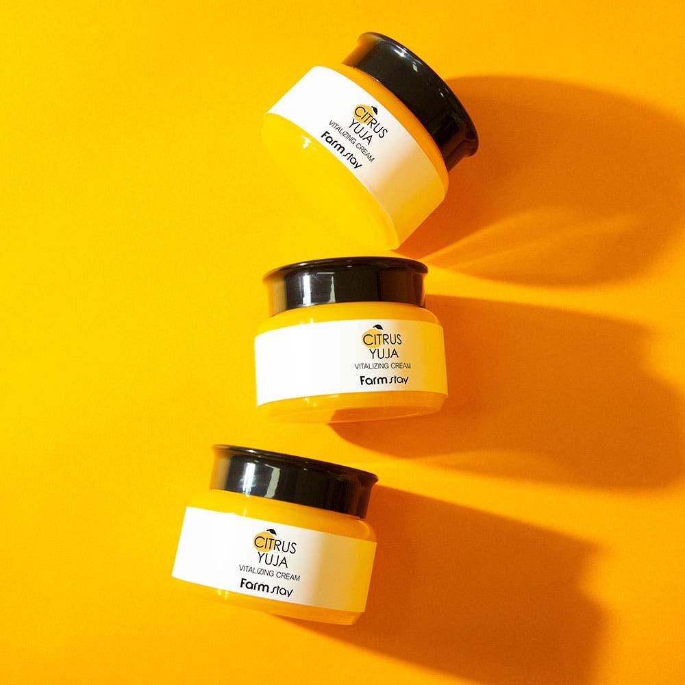 Farmstay Citrus Yuja Vitalizing Cream Brightening & Moisturizing